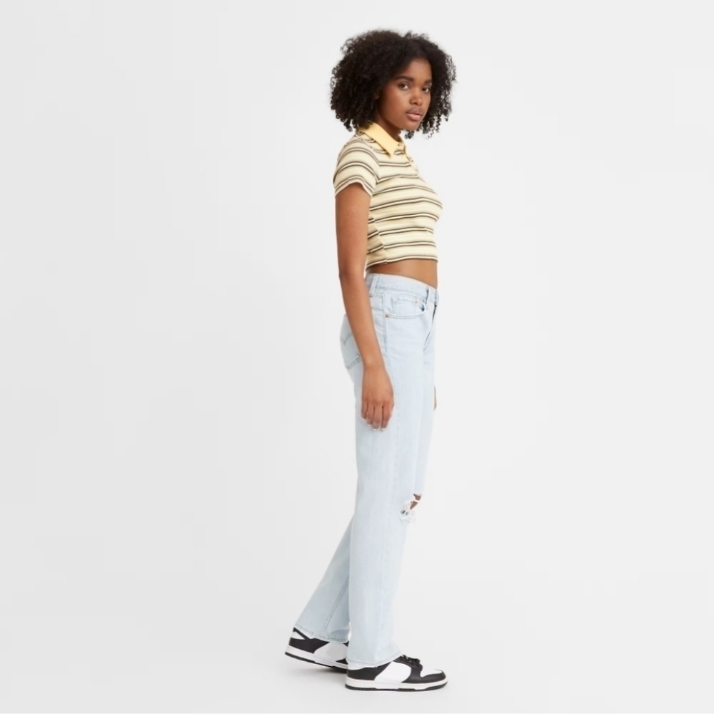 Levi's Low Pro Straight A09640011 Light Wash Jeans NWT size 30 - Picture 2 of 15
